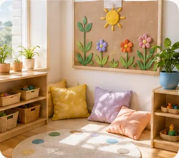 A warm and welcoming Paper Clay learning space